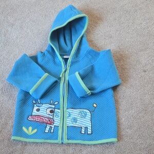 Blue Hanna Andersson Jacket with Fun Animal Design